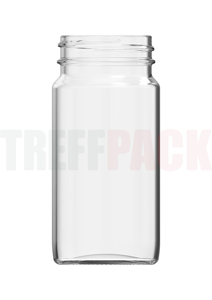 Gewürzglas 95 ml mit 41 Spezial Schraubmündung für Gewürzmühlen